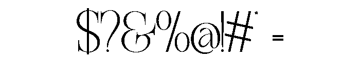 DreamMorish-Regular Font OTHER CHARS