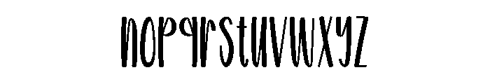 Dreamer Valentine Regular Font LOWERCASE