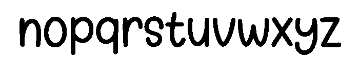 Dreamie Font LOWERCASE
