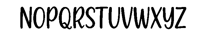 Dreamina Handwritten Font UPPERCASE