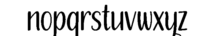 Dreamina Handwritten Font LOWERCASE