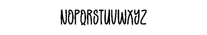 Dreaming Beach Font LOWERCASE