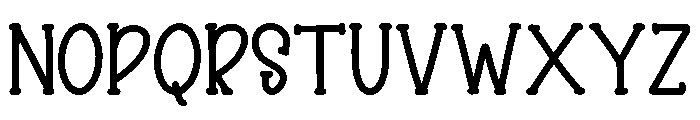 Dreaming College Regular Font UPPERCASE
