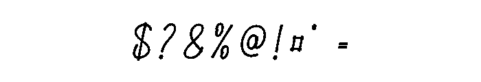 Dreaming Embroidery Font OTHER CHARS