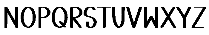 Dreaming Handwriter Font UPPERCASE