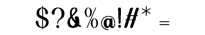 Dreaming Stylish Font OTHER CHARS