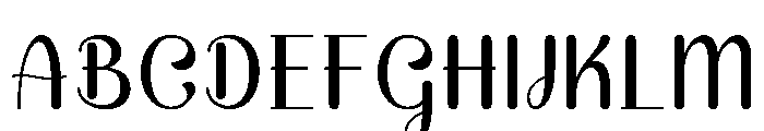 Dreaming Stylish Font UPPERCASE