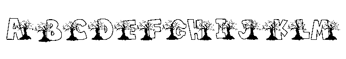 Dreams Tree Font UPPERCASE