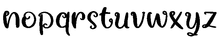 Dreamy Chotaf Regular Font LOWERCASE
