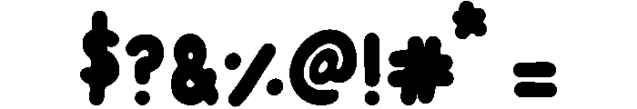 Dreamy Clouds Font OTHER CHARS