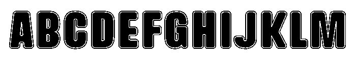 Dreamy Glitter Green Font UPPERCASE