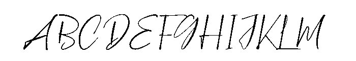 Dreamy Lanie Font UPPERCASE