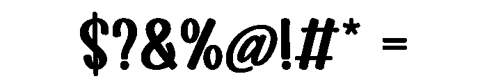 Dreamy Rainbow Font OTHER CHARS