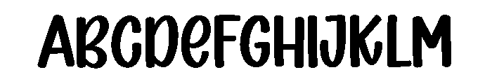 Dreamy Rainbow Font UPPERCASE