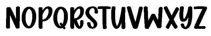 Dreamy Rainbow Font UPPERCASE
