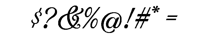 Dreamy Romance Regular Font OTHER CHARS