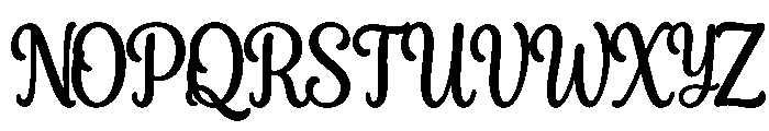 Dreamy Swirl Font UPPERCASE
