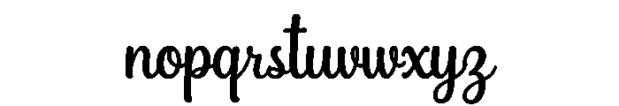 Dreamy Swirl Font LOWERCASE