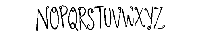 Dreamy Wonderland Font UPPERCASE