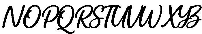 DreamyLetter Font UPPERCASE