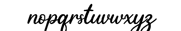DreamyLetter Font LOWERCASE