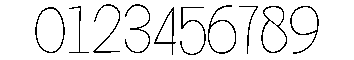 Dreary Single Line Font OTHER CHARS