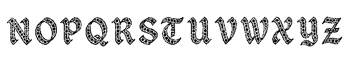 Drew Regular Font UPPERCASE
