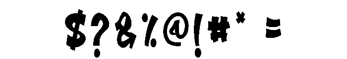 Drift Wood Font OTHER CHARS