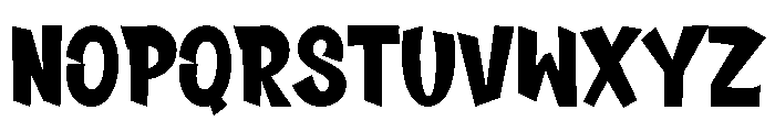 Drift Wood Font UPPERCASE
