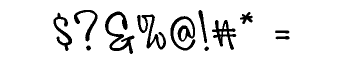 Driftia Disty Font OTHER CHARS