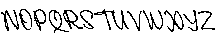 Driftia Disty Font UPPERCASE