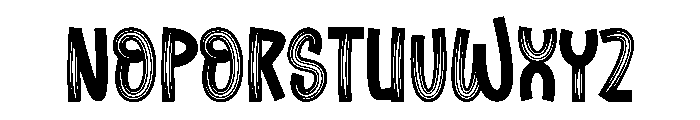 Drinking Chocolate Font LOWERCASE
