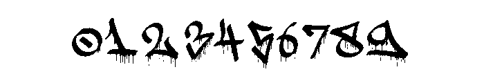 Drip Tags Font OTHER CHARS