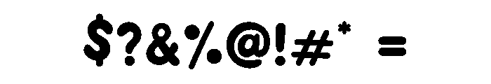 DripFlow Font OTHER CHARS