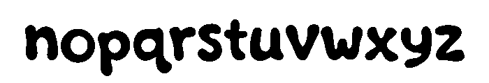 DripFlow Font LOWERCASE