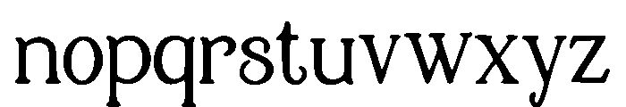 DripStorm Font LOWERCASE