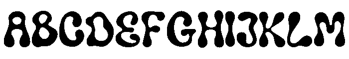 Dripero Regular Font UPPERCASE
