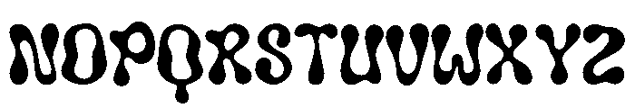 Dripero Regular Font UPPERCASE