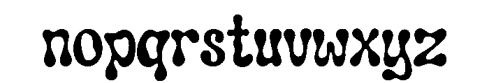 Dripero Regular Font LOWERCASE