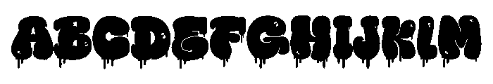 Dripidon Font UPPERCASE