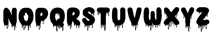 Dripping Bloody Regular Font LOWERCASE