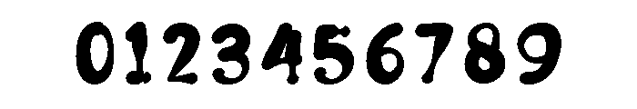 Dripping Display Regular Font OTHER CHARS