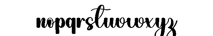 Dripping Halloween Font LOWERCASE