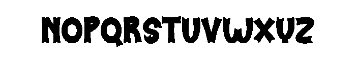 Dripping Water Font LOWERCASE