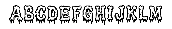 Drippy Bones FONT