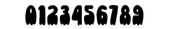 Drippy Spooks Font OTHER CHARS