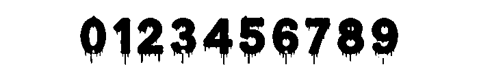 Dripvora Font OTHER CHARS