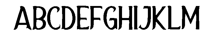 Drive_In_Dread Font UPPERCASE