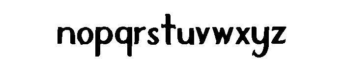 Drive_In_Dread Font LOWERCASE