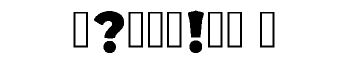 Drive Regular Font OTHER CHARS